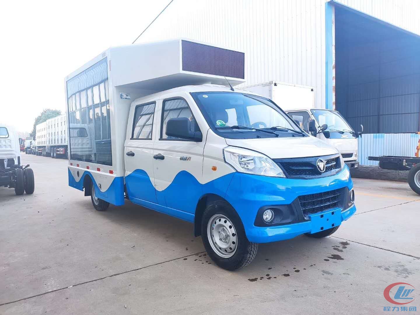 國(guó)六福田祥菱V1雙排座宣傳車圖片