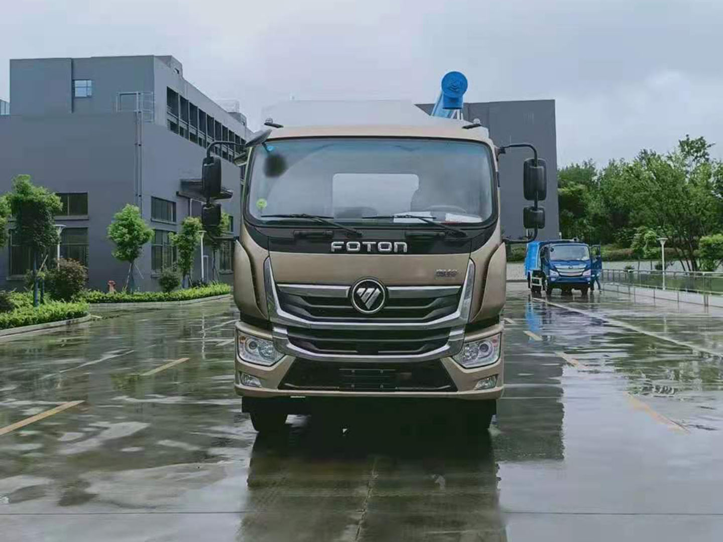 國(guó)六福田奧鈴單橋散裝飼料車(chē)