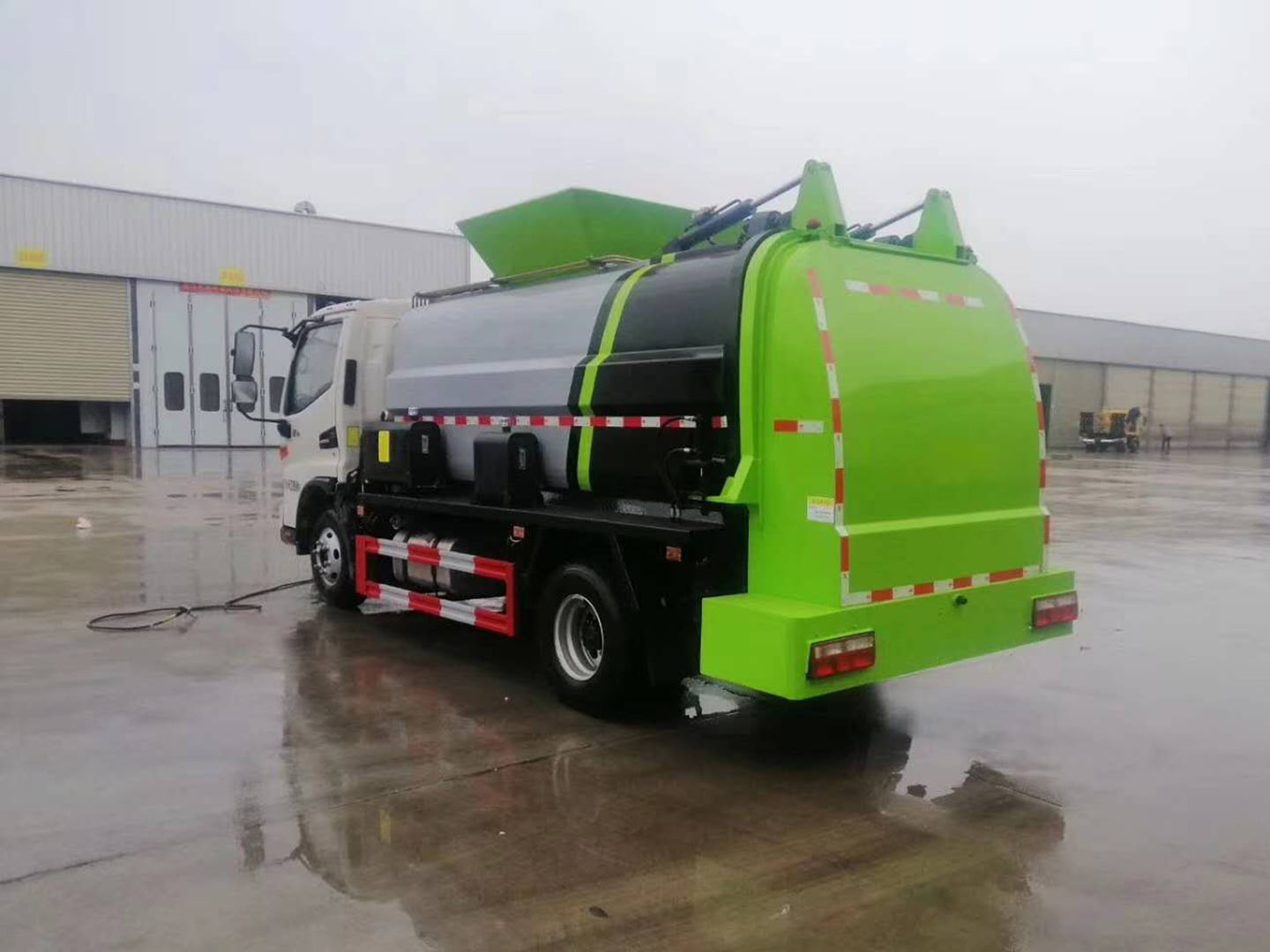 國(guó)六江淮駿鈴5方餐廚垃圾車