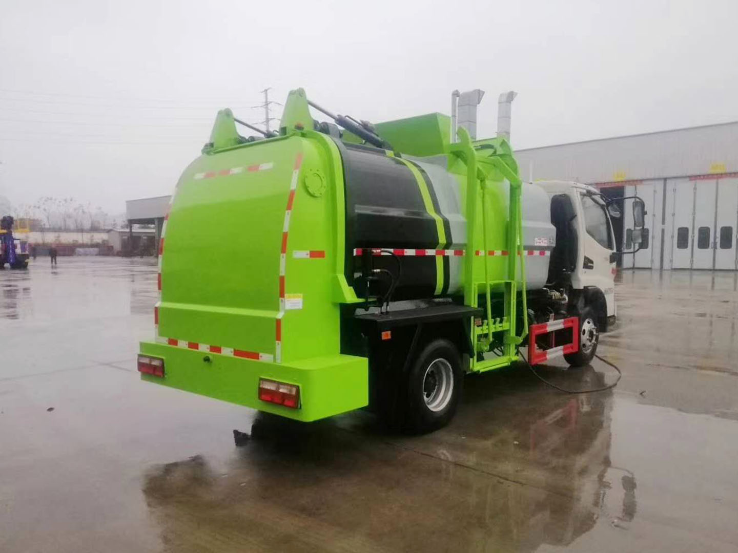 國(guó)六江淮駿鈴5方餐廚垃圾車