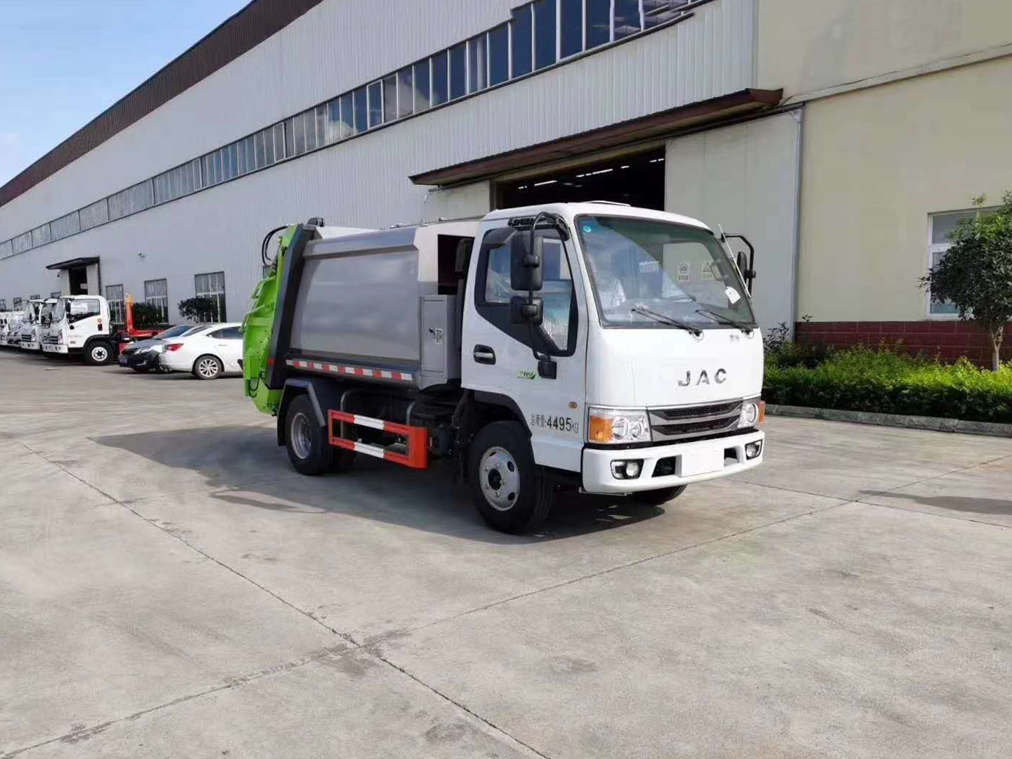 國六江淮藍(lán)牌3噸壓縮垃圾車