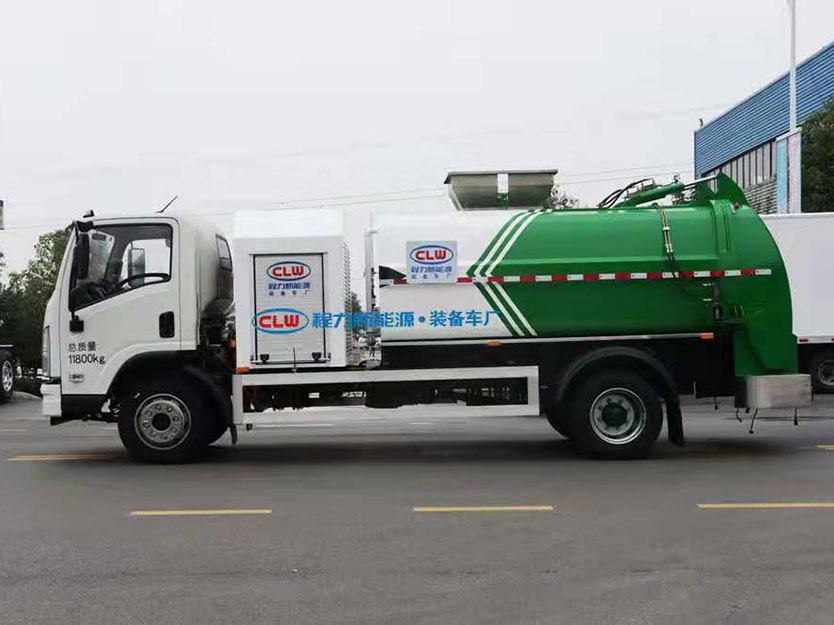 程力純電動餐廚垃圾車