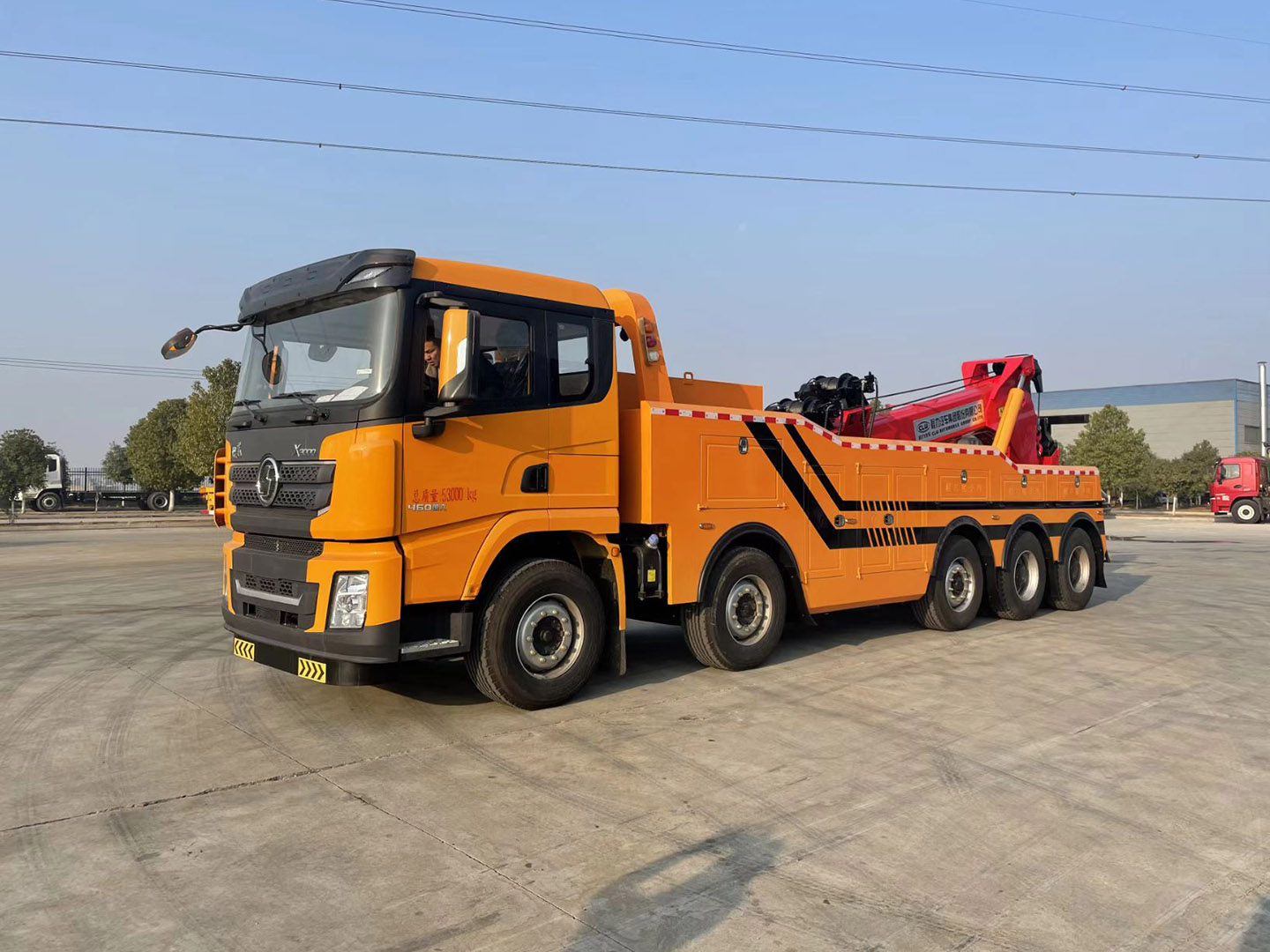 陜汽德龍一拖一清障車(chē)