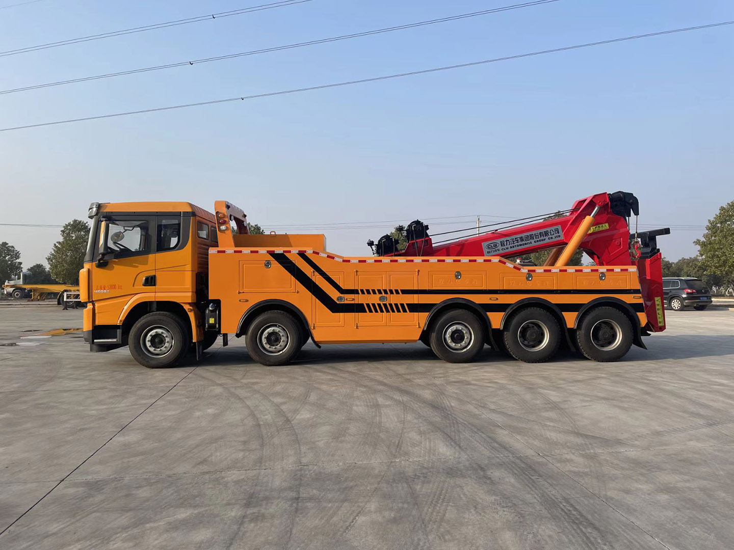 陜汽德龍一拖一清障車(chē)