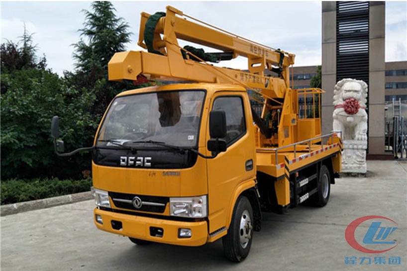 程力東風12米藍牌高空作業(yè)車高清圖