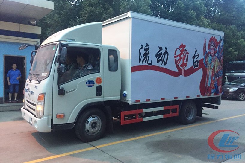 大運(yùn)排半3.8米廂長舞臺車側(cè)面圖