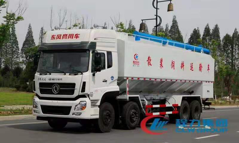 程力東風(fēng)天龍飼料車(chē)高清圖